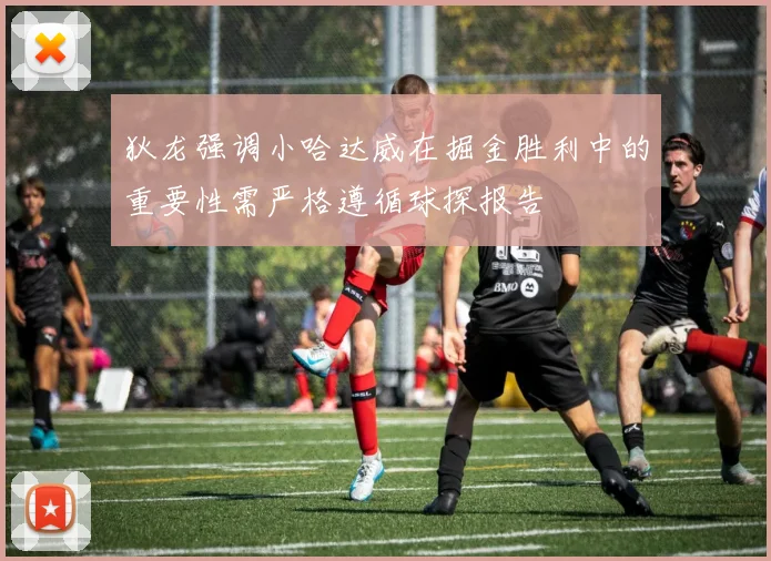 狄龙强调小哈达威在掘金胜利中的重要性需严格遵循球探报告