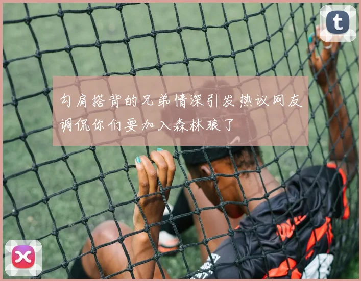 勾肩搭背的兄弟情深引发热议网友调侃你们要加入森林狼了