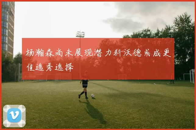 杨瀚森尚未展现潜力科沃德或成更佳选秀选择